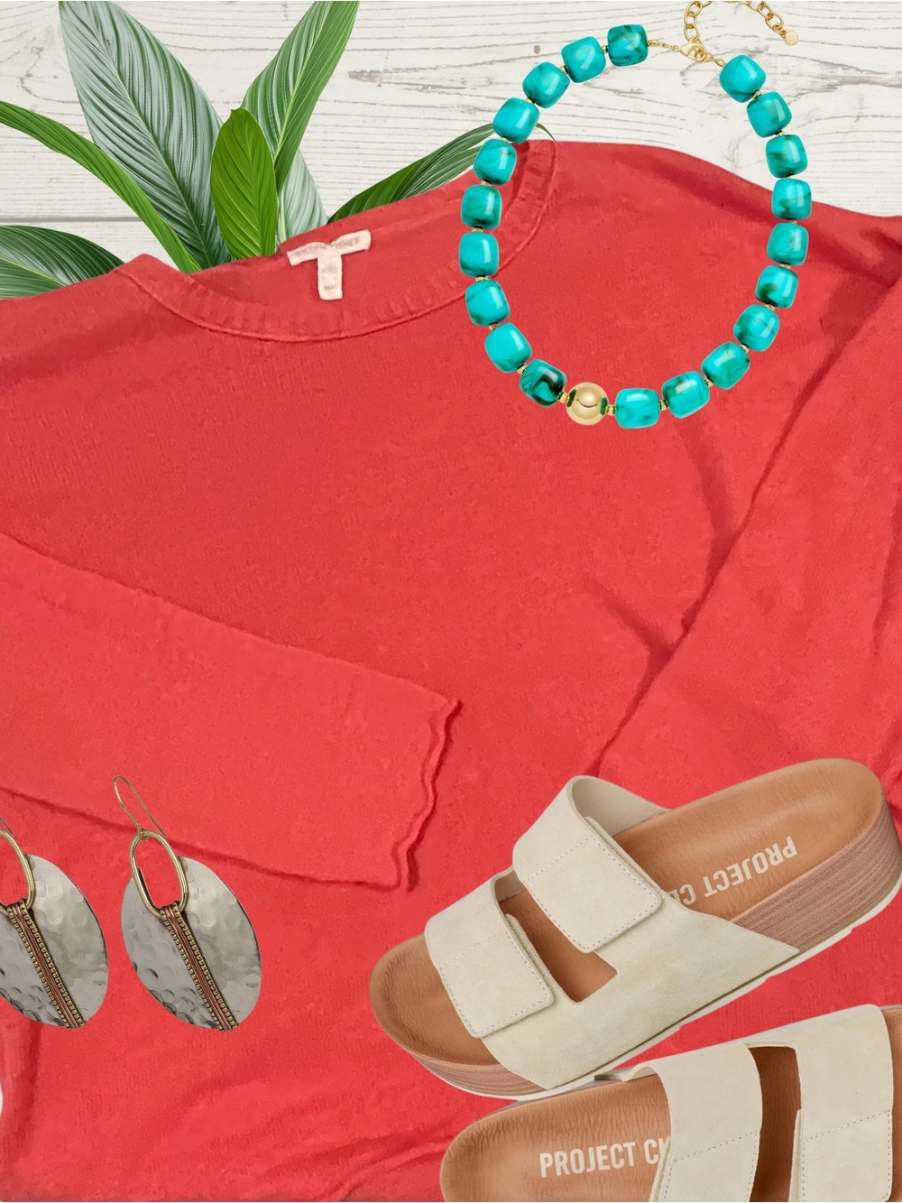 Eileen Fisher Women's Organic Linen Sweater Coral Lightweight Boho Minimalist